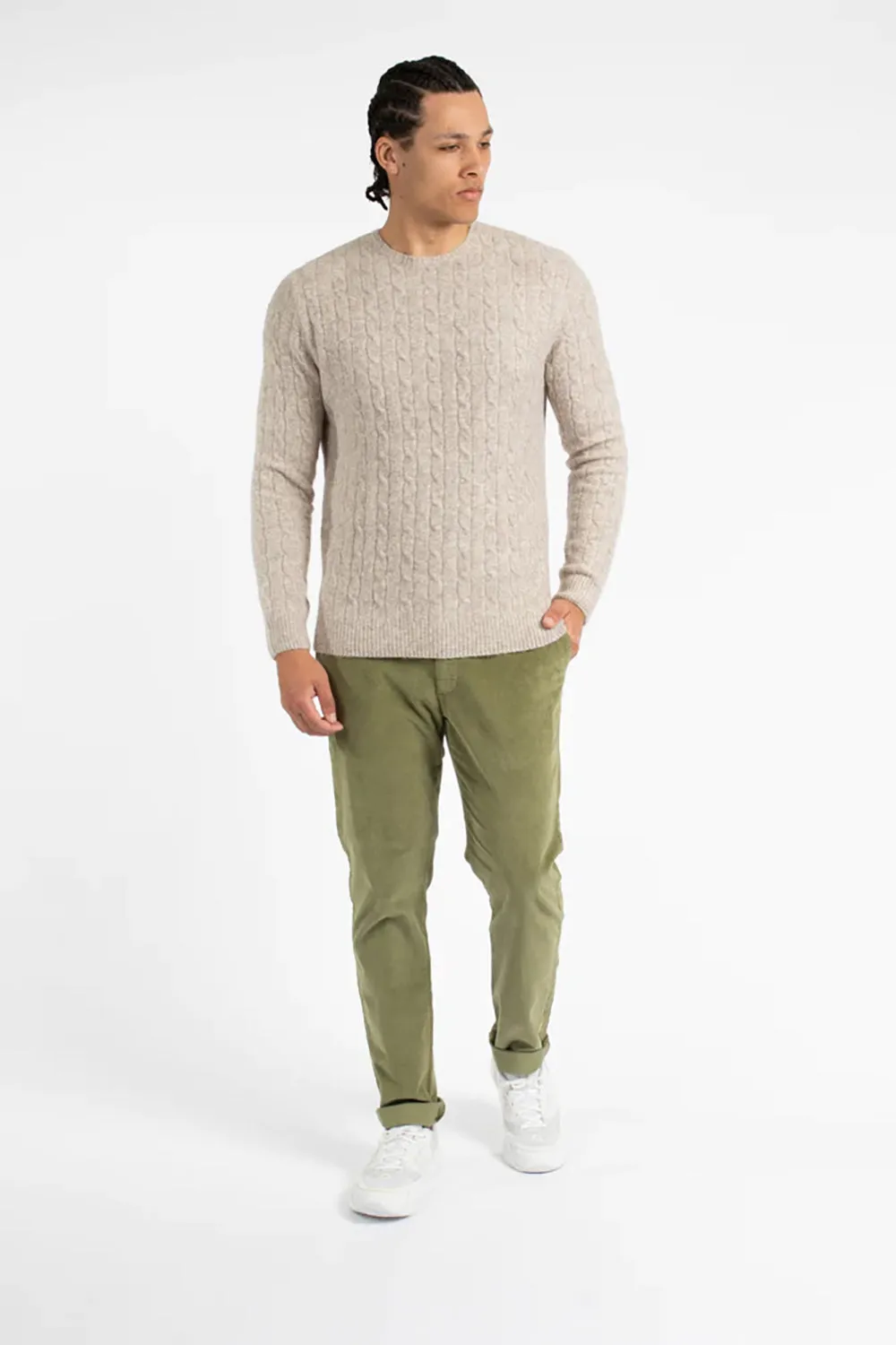 JAMES HARPER WOOLY CABLE KNITWEAR JHK41