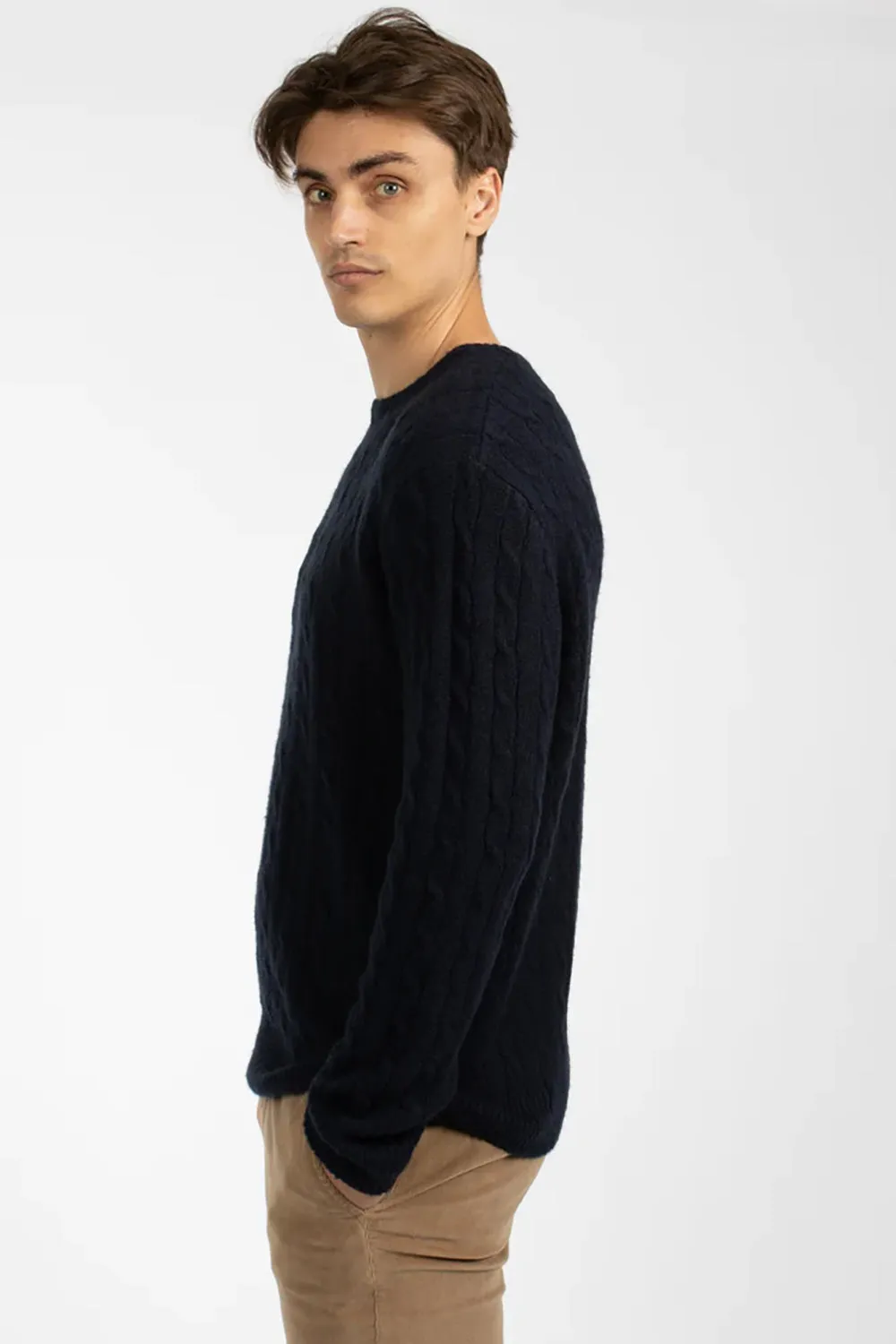 JAMES HARPER WOOLY CABLE KNITWEAR JHK41