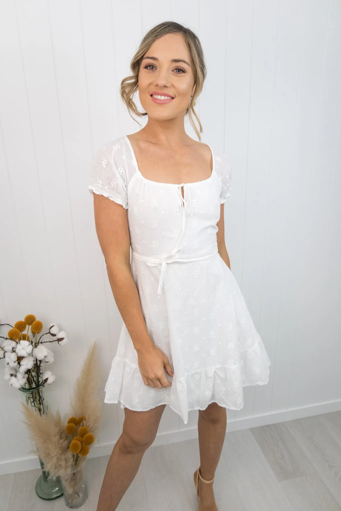 Jayla Dress -White