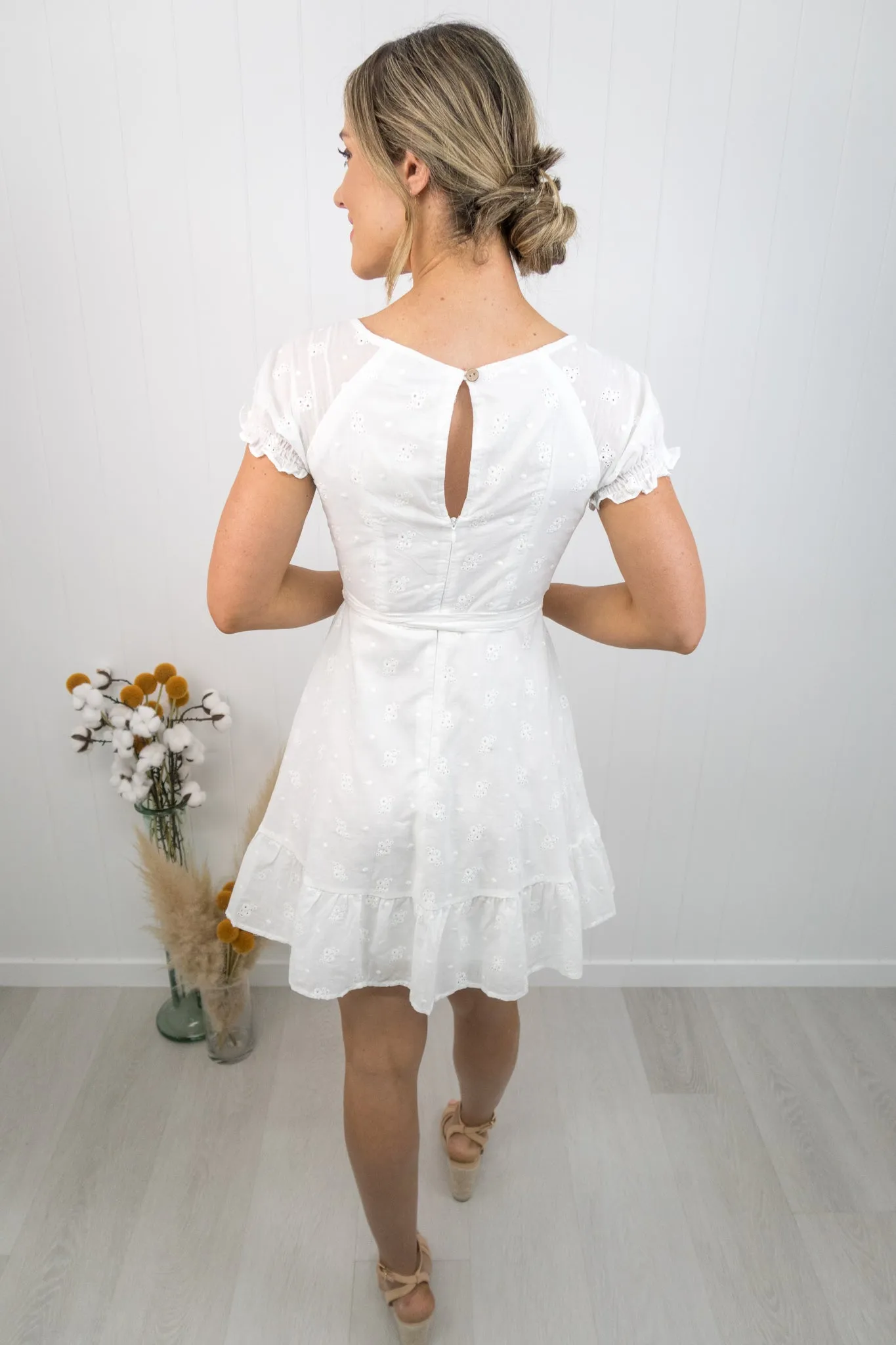 Jayla Dress -White