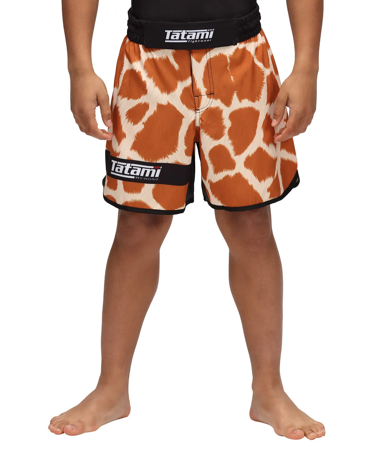 Kids Recharge Grappling Shorts - Giraffe