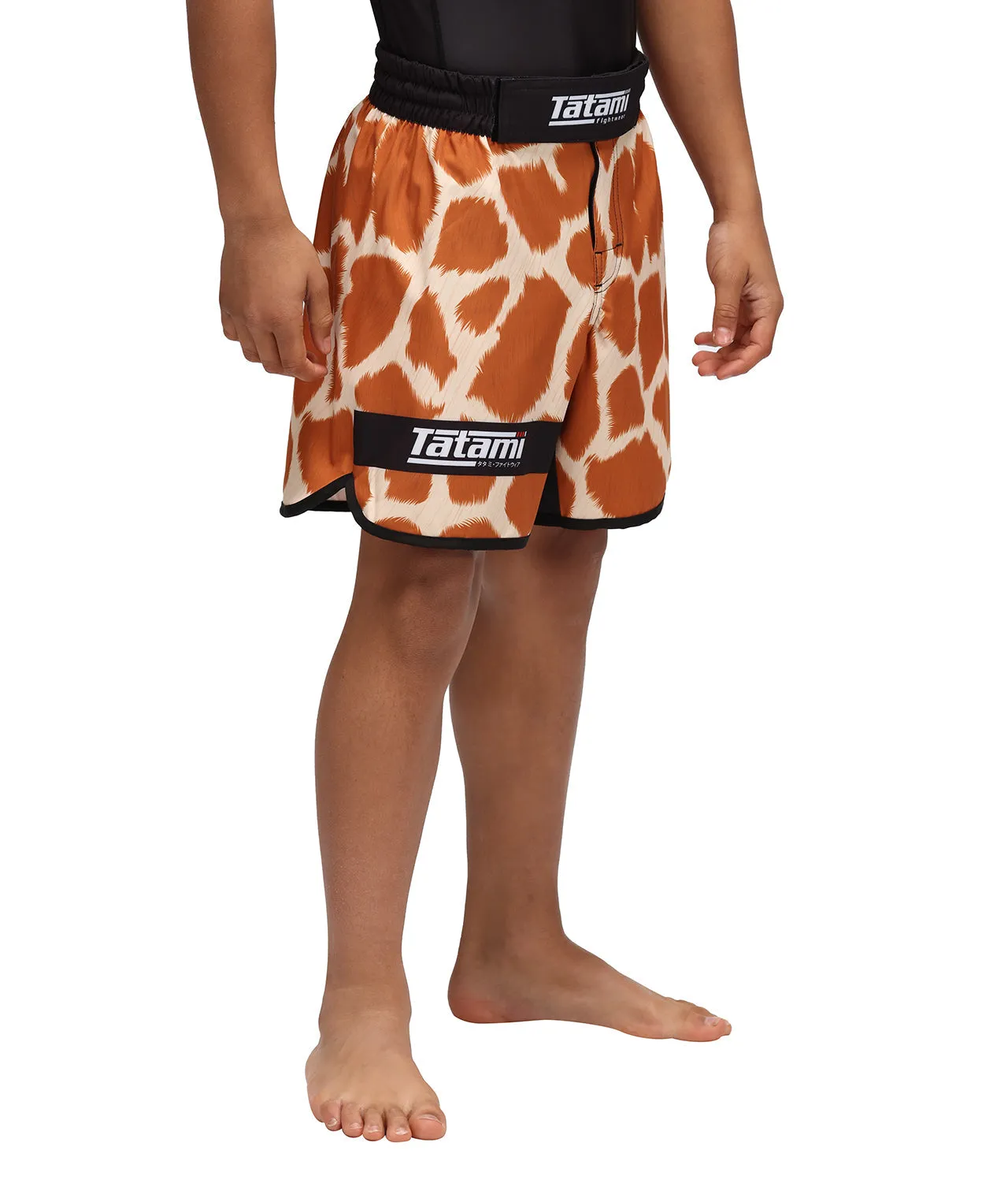 Kids Recharge Grappling Shorts - Giraffe