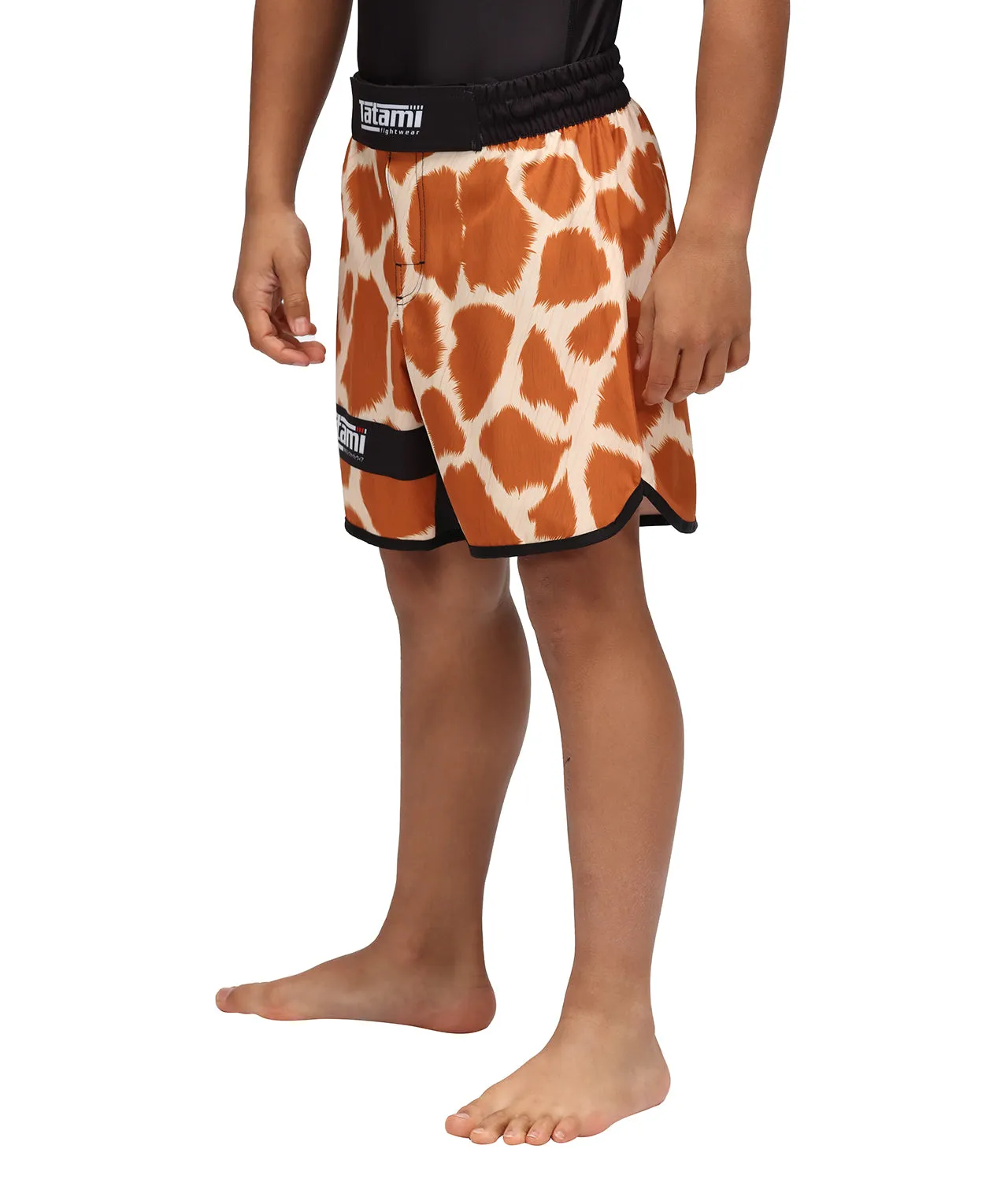 Kids Recharge Grappling Shorts - Giraffe