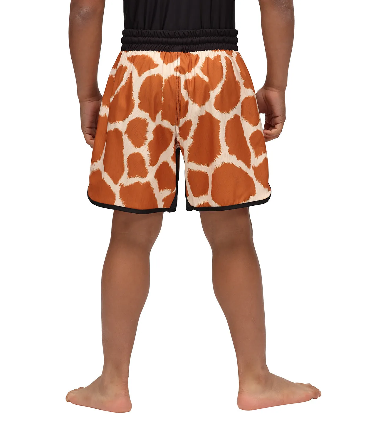 Kids Recharge Grappling Shorts - Giraffe