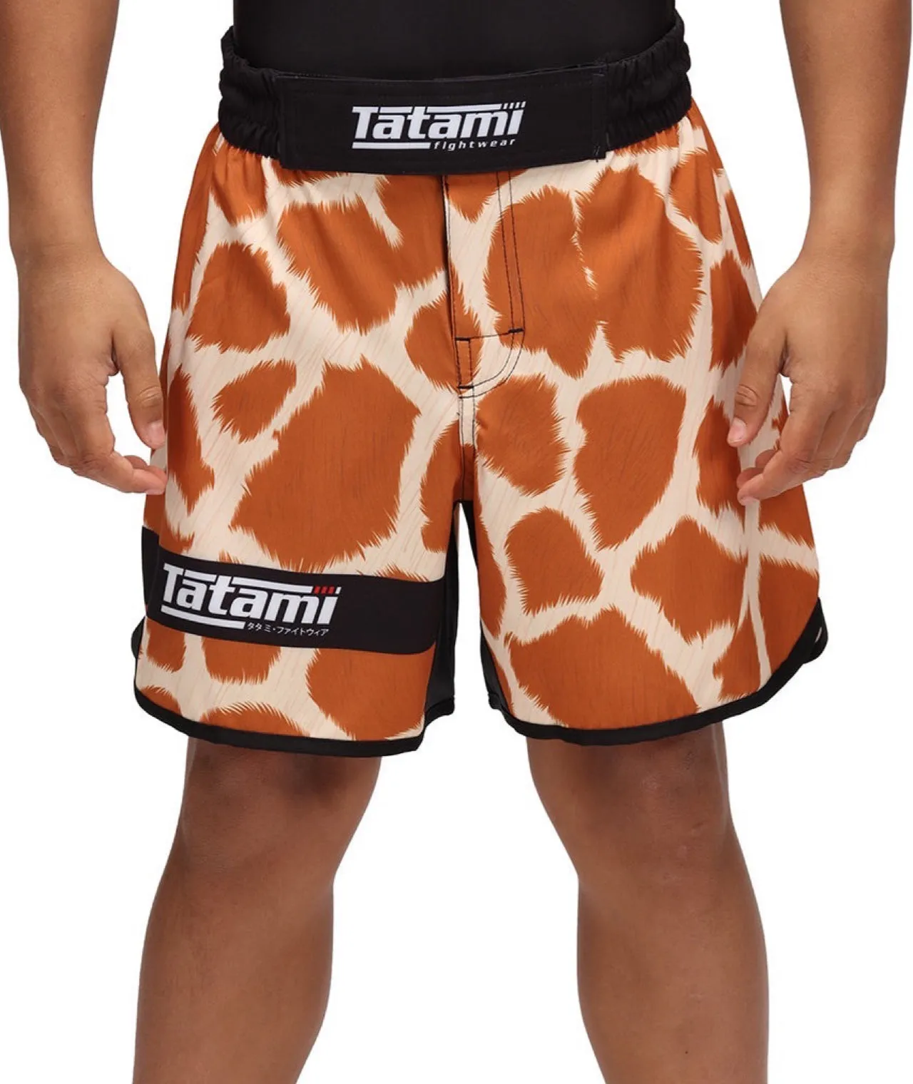 Kids Recharge Grappling Shorts - Giraffe