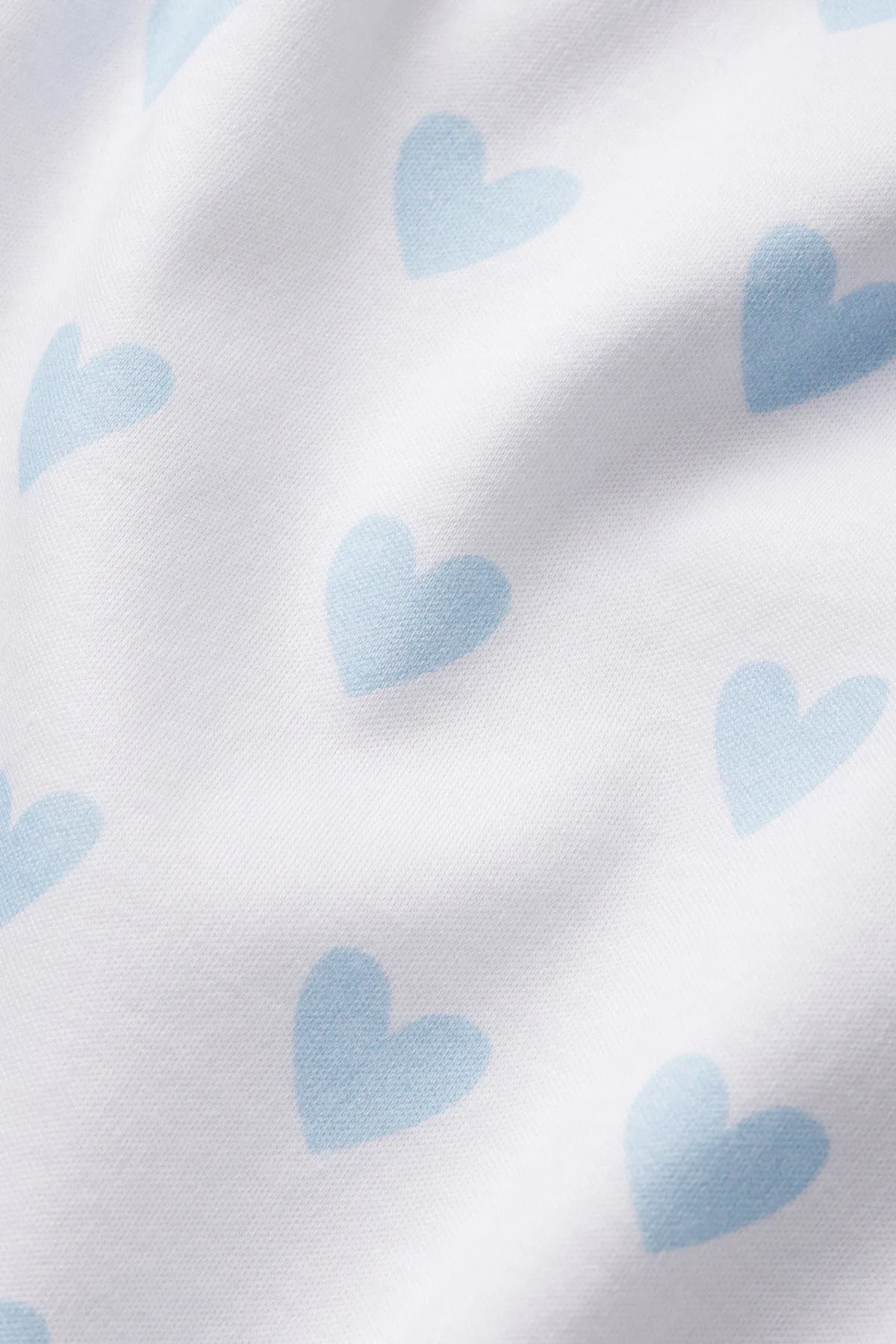 Kids Shorts Set in French Blue Heart