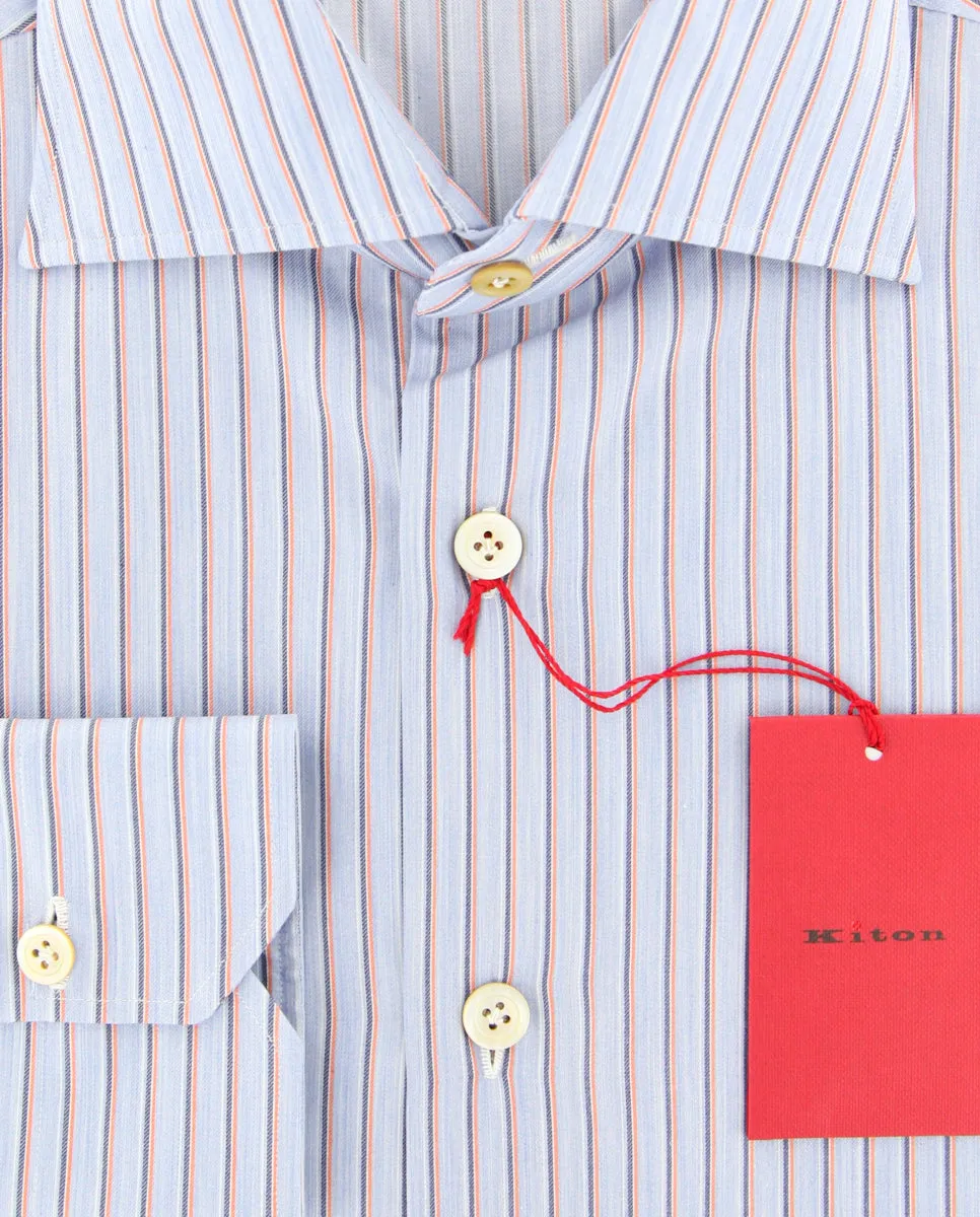 Kiton Light Blue Shirt - Slim