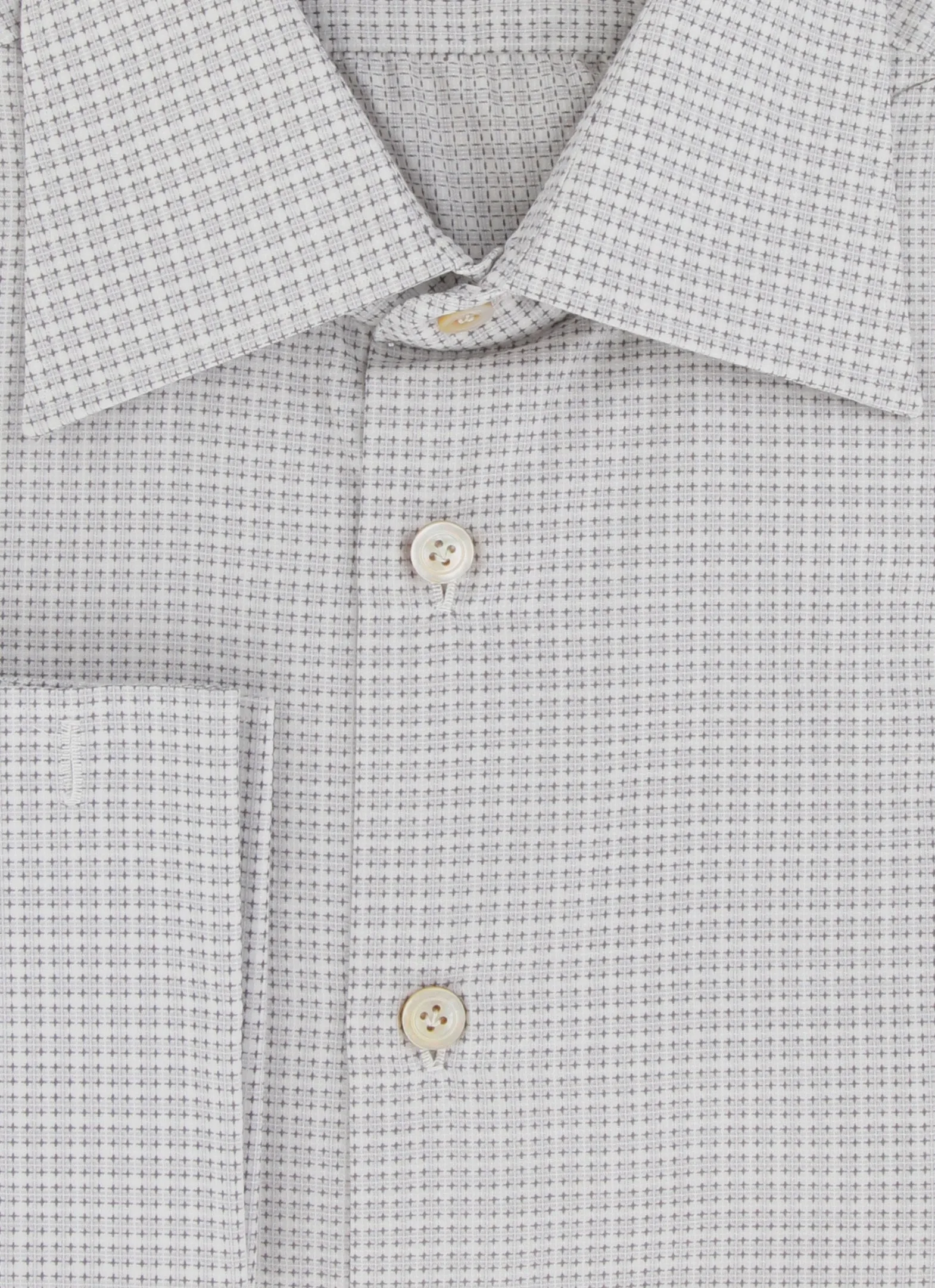 Kiton Light Gray Shirt - Slim