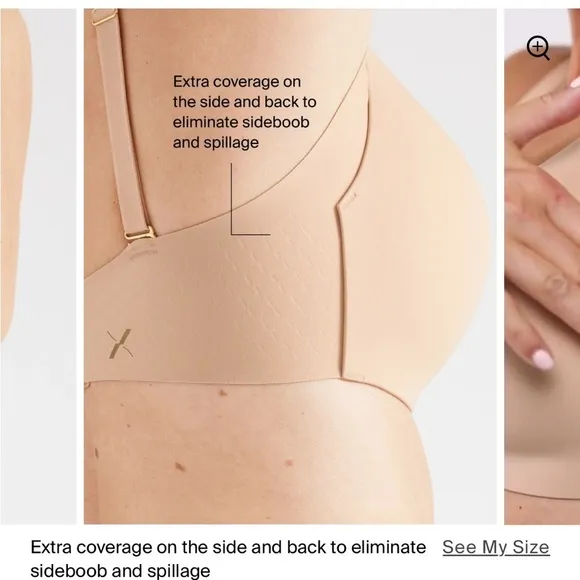 Knix WingWoman Contour Bra beige 40D NWT