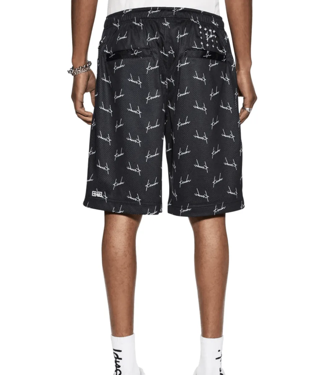 KSUBI Skript Mesh Basketball Short - Black