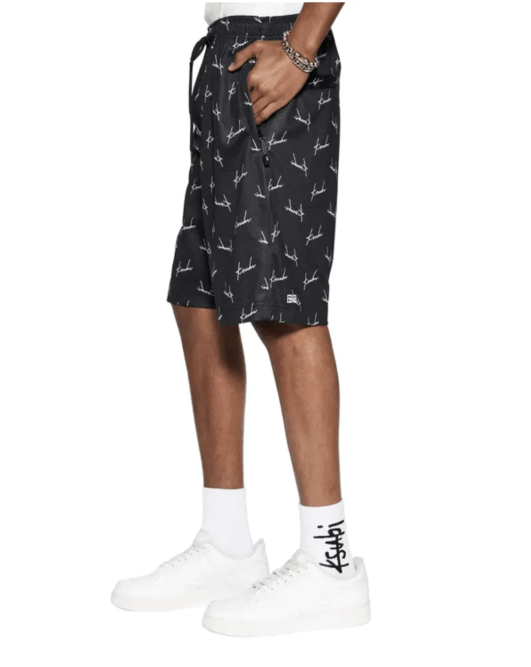 KSUBI Skript Mesh Basketball Short - Black