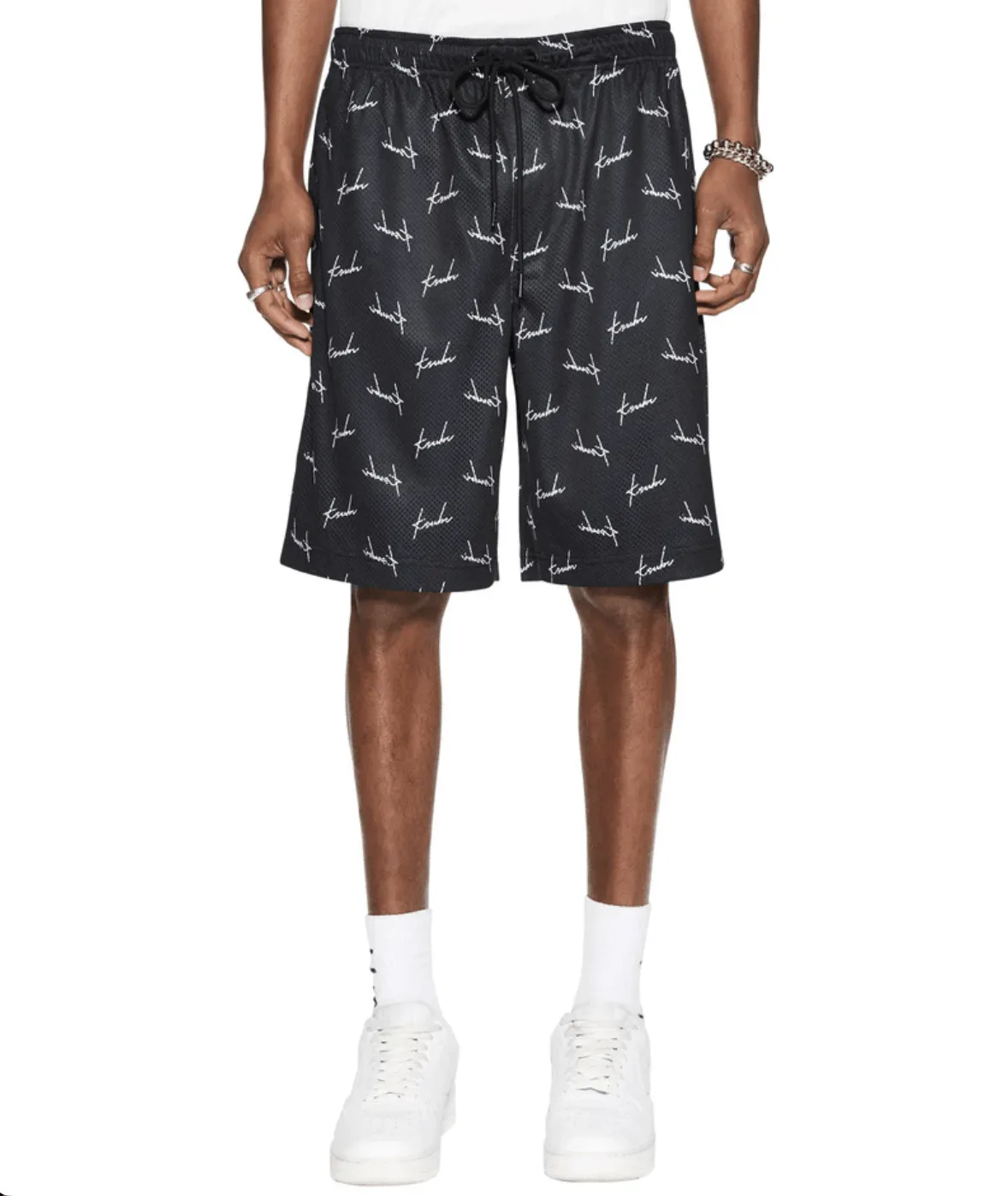 KSUBI Skript Mesh Basketball Short - Black