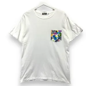 [L] A Bathing Ape Bape Multi Camo Pocket Tee T-Shirt
