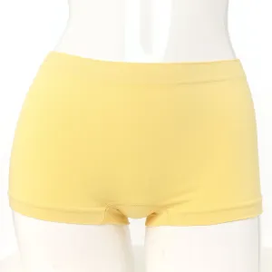 Ladies 3 Pack Seam Free Boyleg - Light Yellow