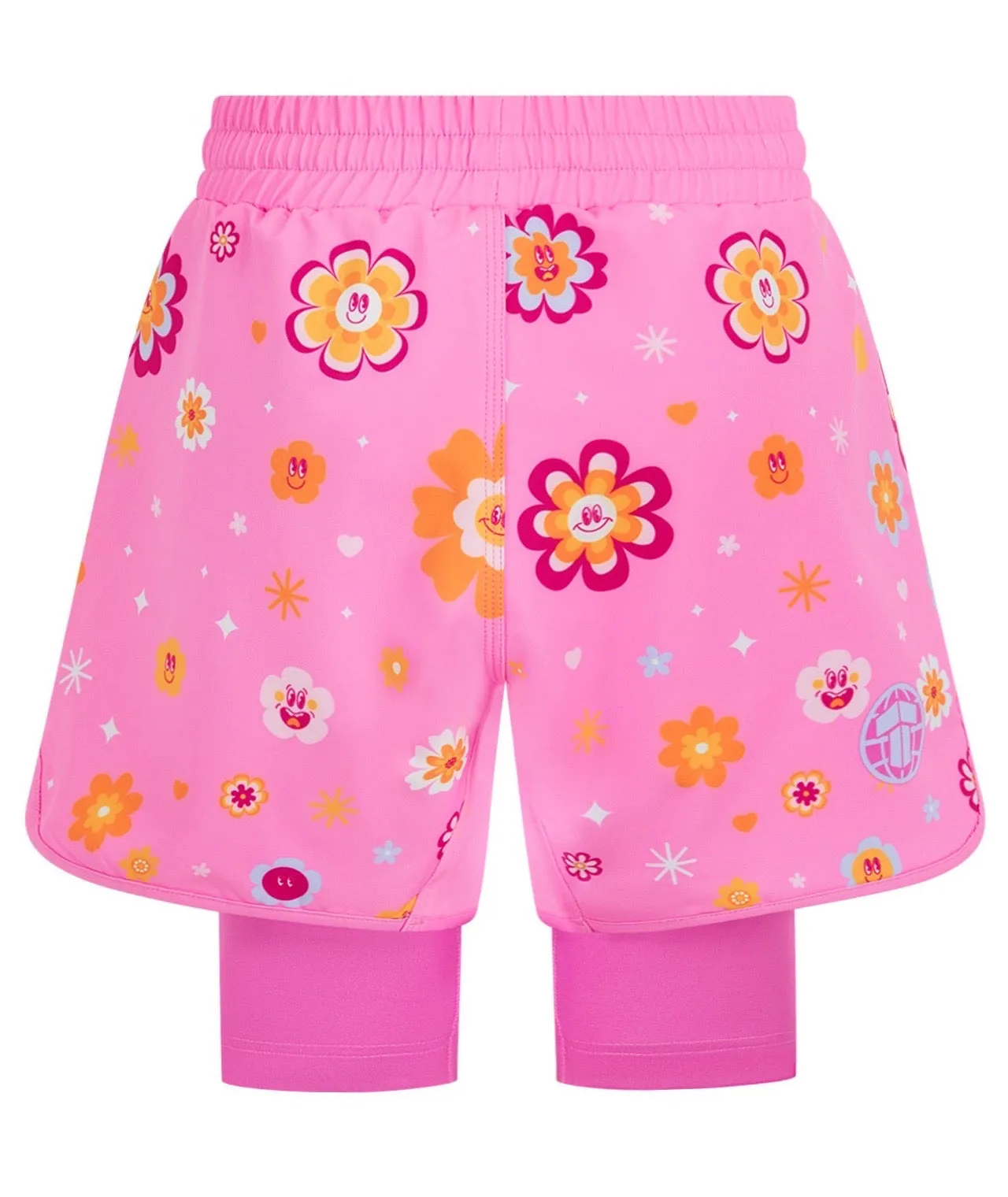 Ladies Flower Power Hybrid Shorts