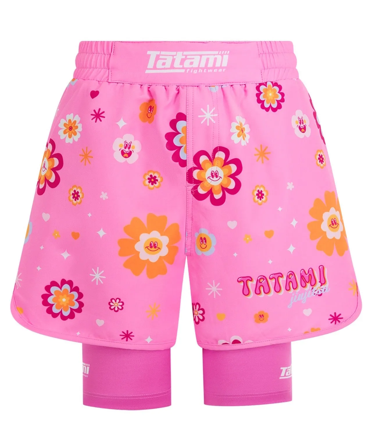 Ladies Flower Power Hybrid Shorts