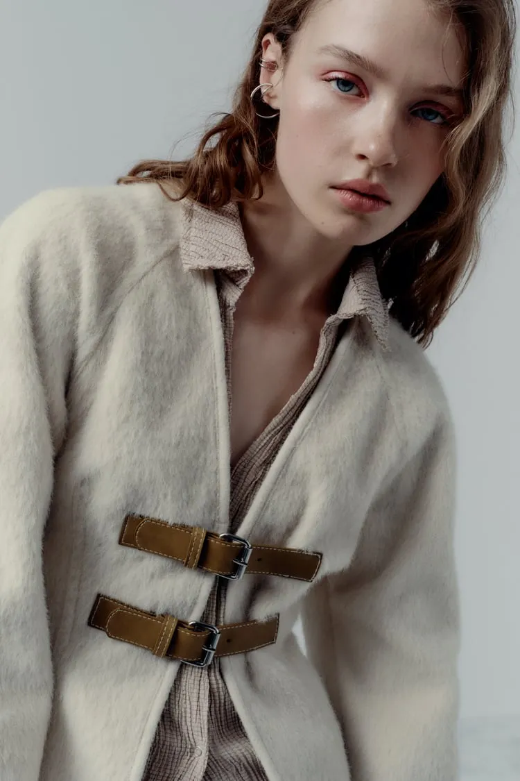 Lani -  Women’s Soft Jacket with Buckle