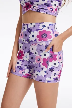 Lavender Bloom Pocket Shorts