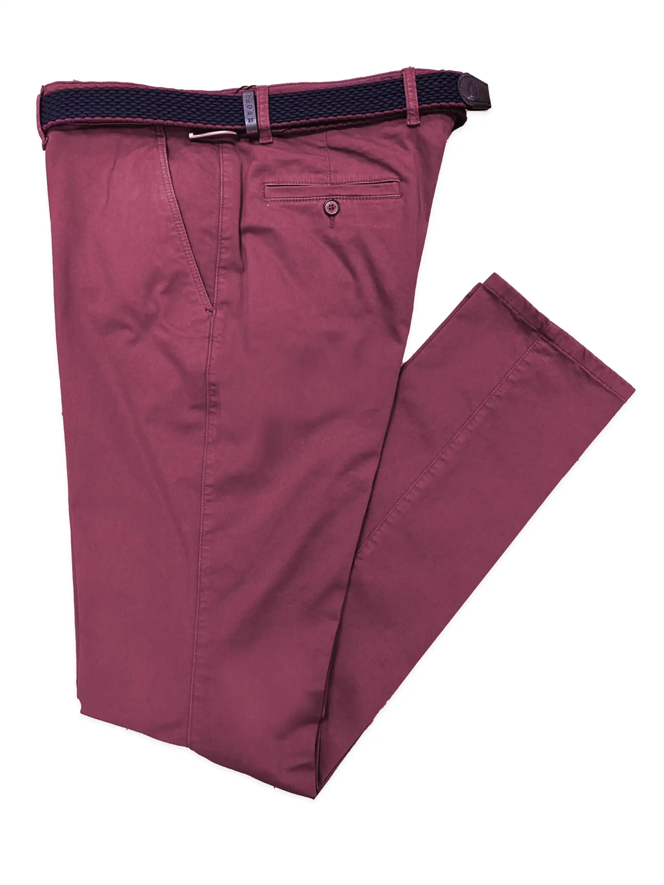 LCDN By Nalo Bruno Stretch Mens Chino Trousers Rose Red