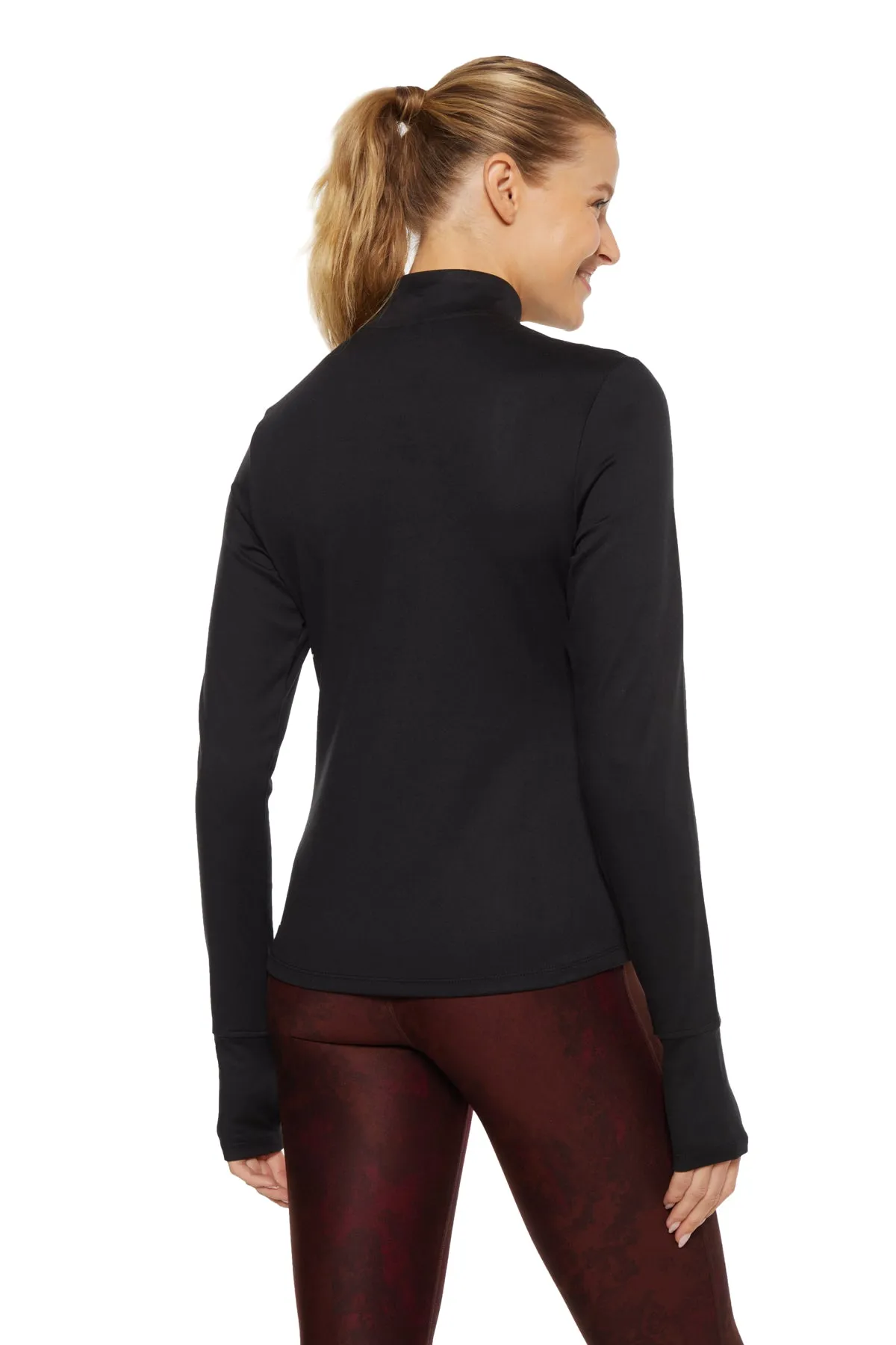 Lila 1/4 Zip (Black)