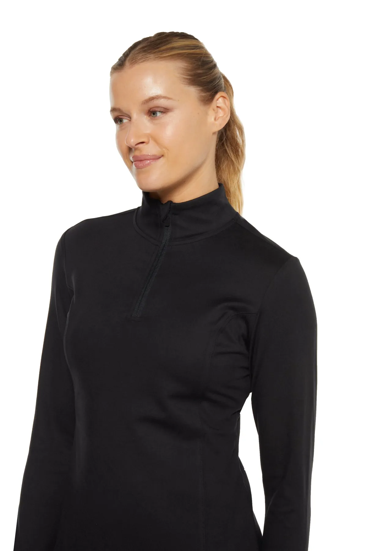 Lila 1/4 Zip (Black)