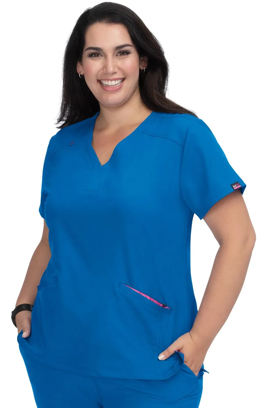 Lite Stretch 1039 Velocity Top Royal Blue