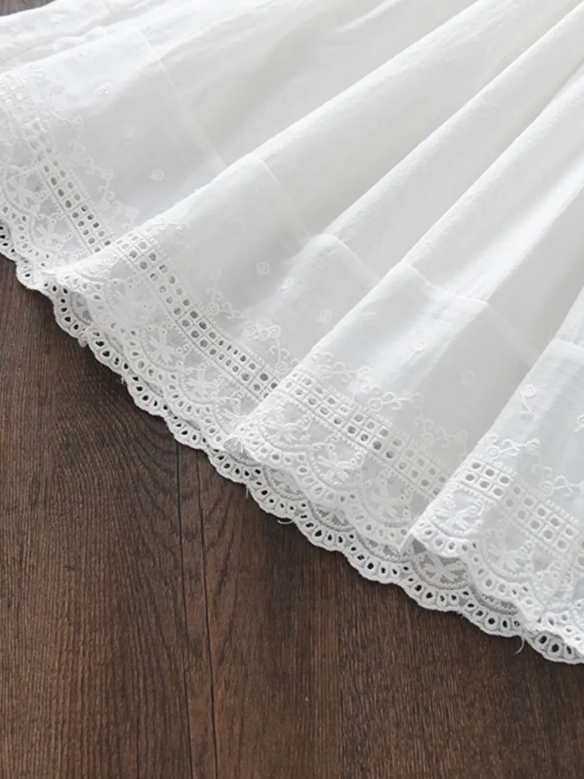 Little White Eyelet Dress
