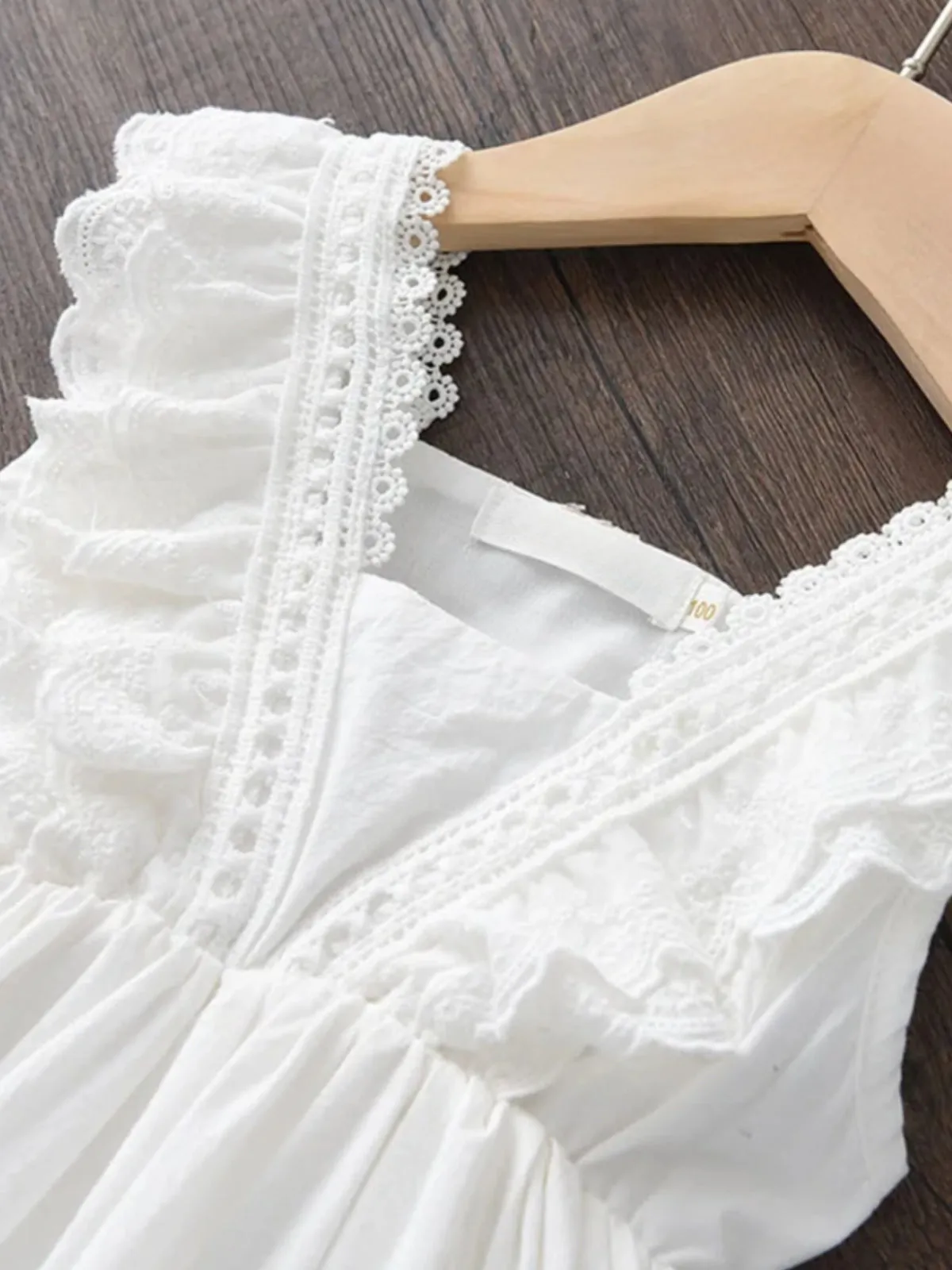 Little White Eyelet Dress