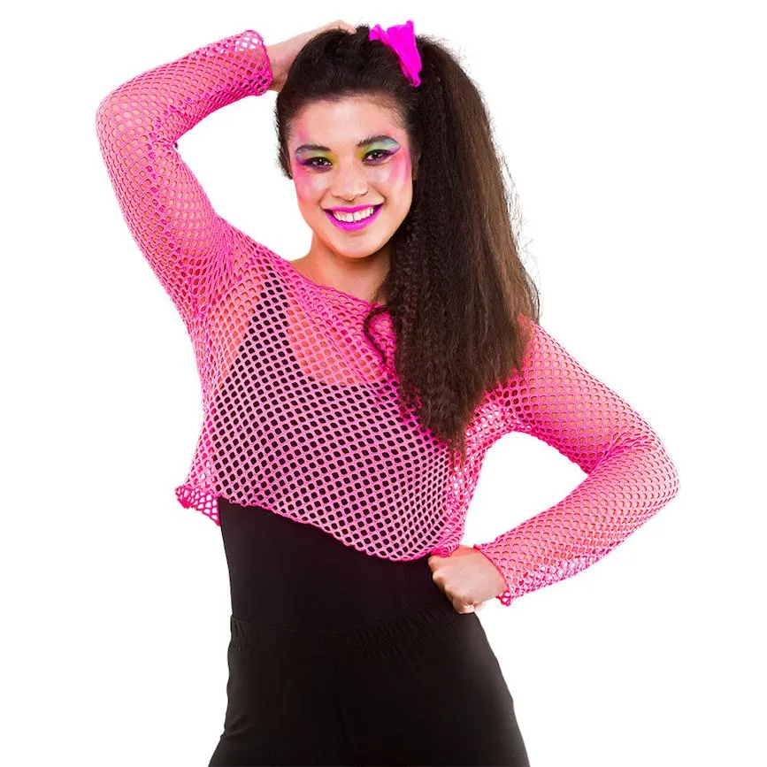 Long Sleeve Fishnet Top