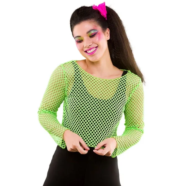 Long Sleeve Fishnet Top