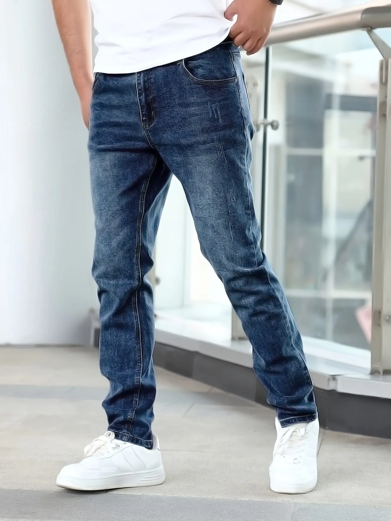 Lässige Stretch-Jeans für Männer