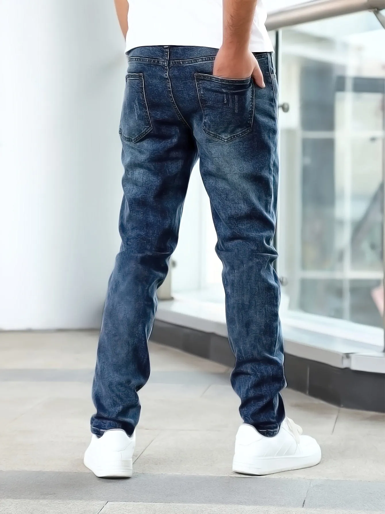 Lässige Stretch-Jeans für Männer