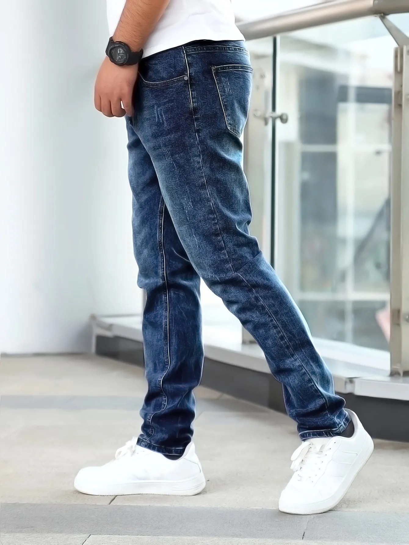 Lässige Stretch-Jeans für Männer