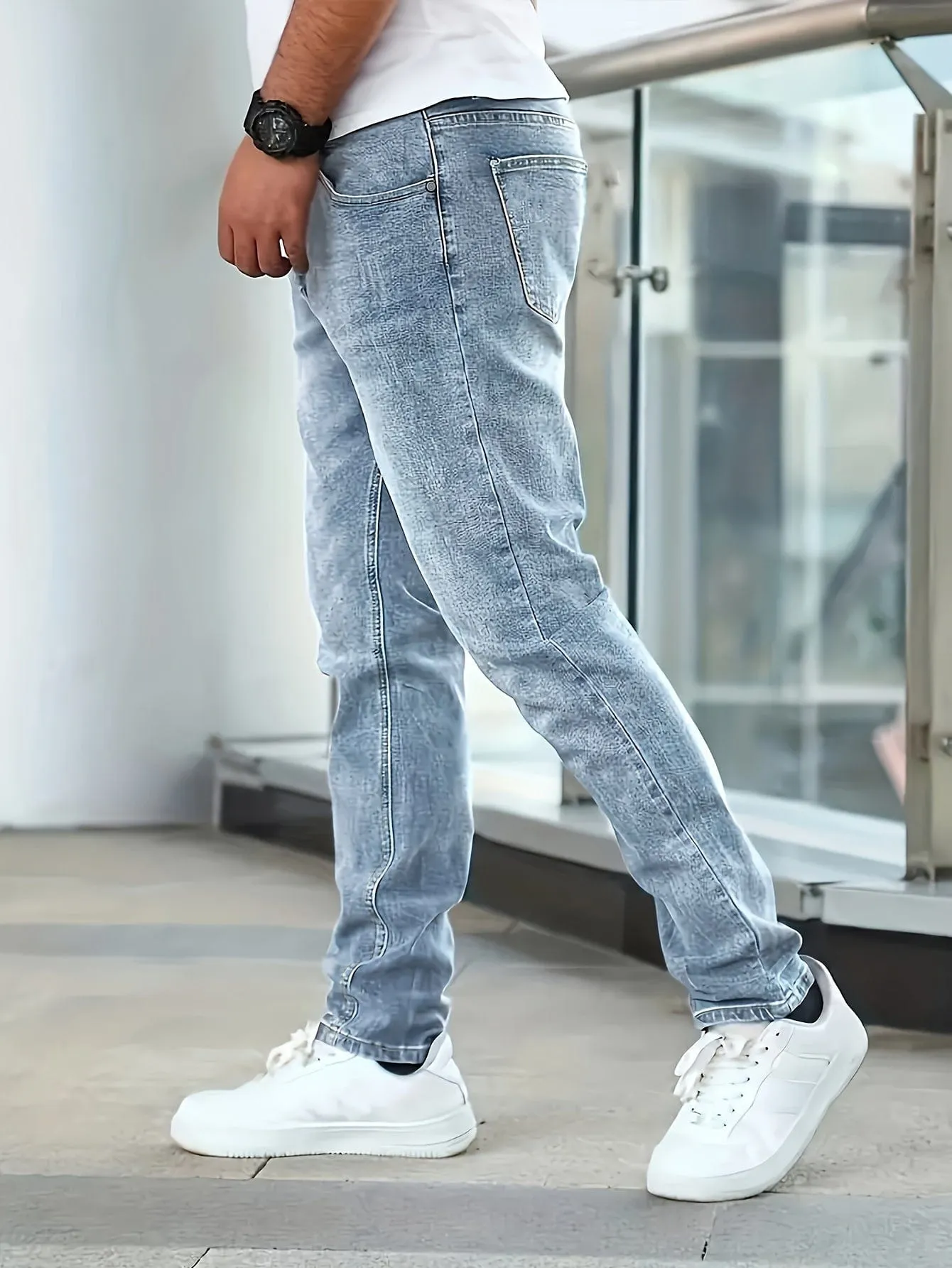 Lässige Stretch-Jeans für Männer