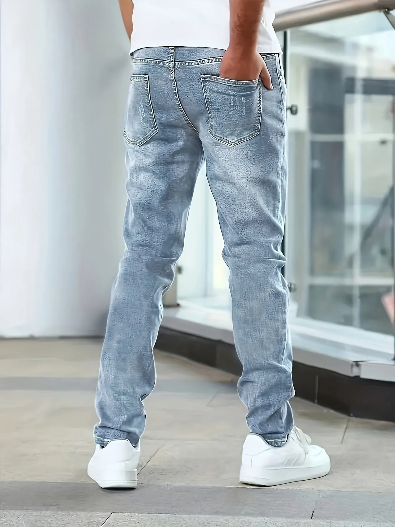 Lässige Stretch-Jeans für Männer