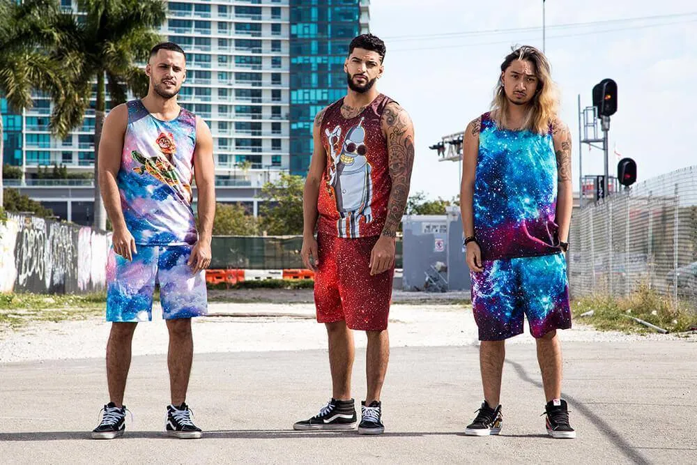 Lucky Paint Tank And Shorts Rave Outfit