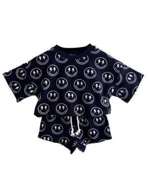 Lucky Panda Kids - Shorts Set | Electric Smiley