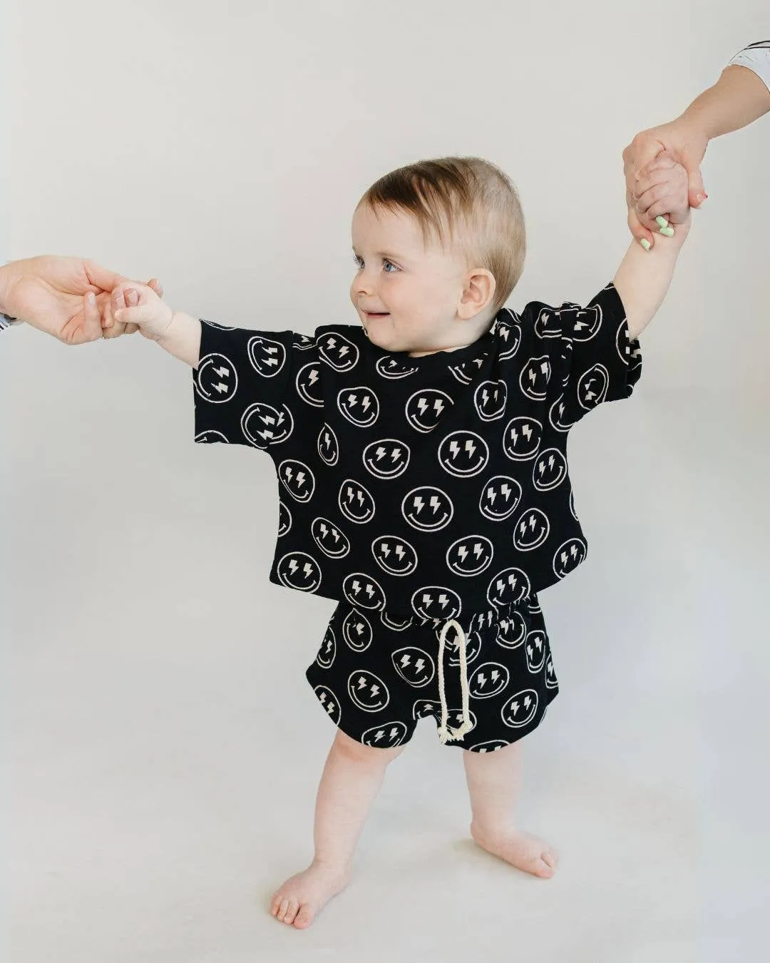 Lucky Panda Kids - Shorts Set | Electric Smiley