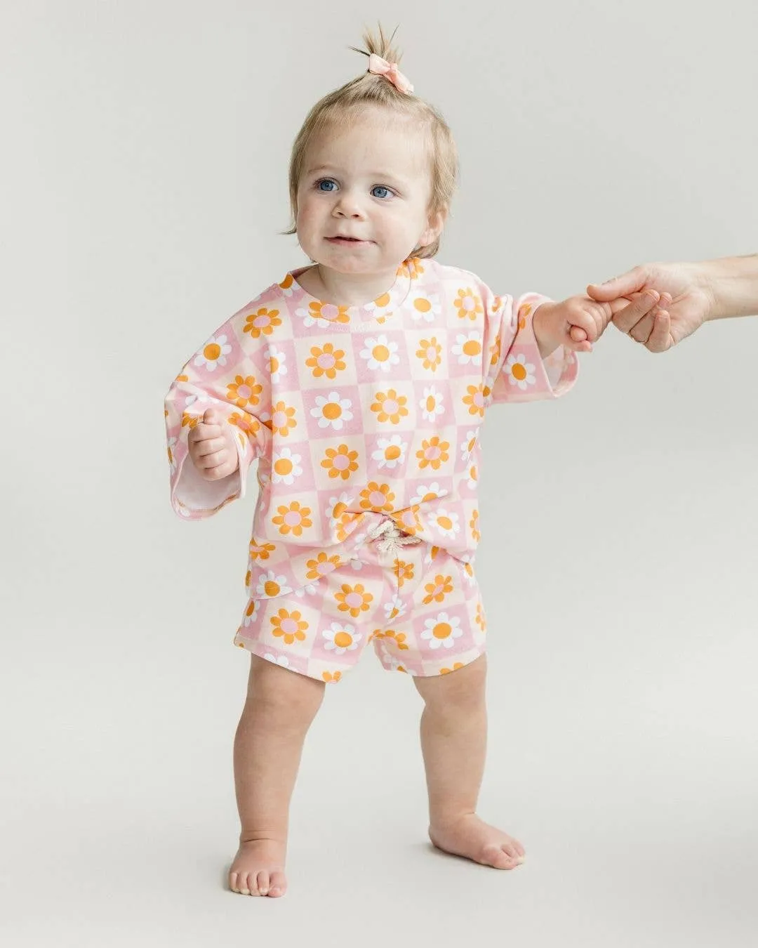 Lucky Panda Kids - Shorts Set | Retro Daisy: 5T