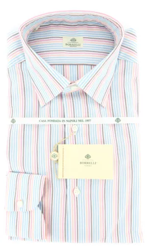 Luigi Borrelli Light Blue Shirt – Size: 16 US / 41 EU