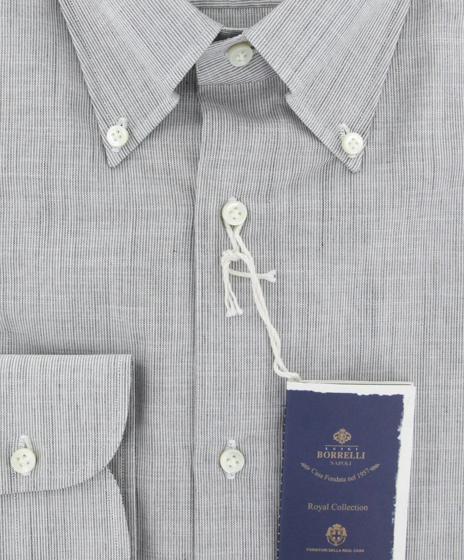 Luigi Borrelli Light Gray Shirt - Slim