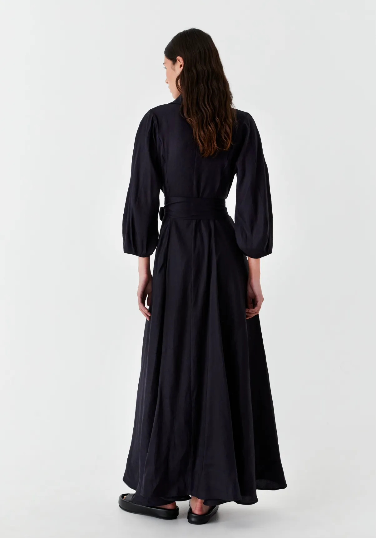 Madelyn Shirt Dress - Navy