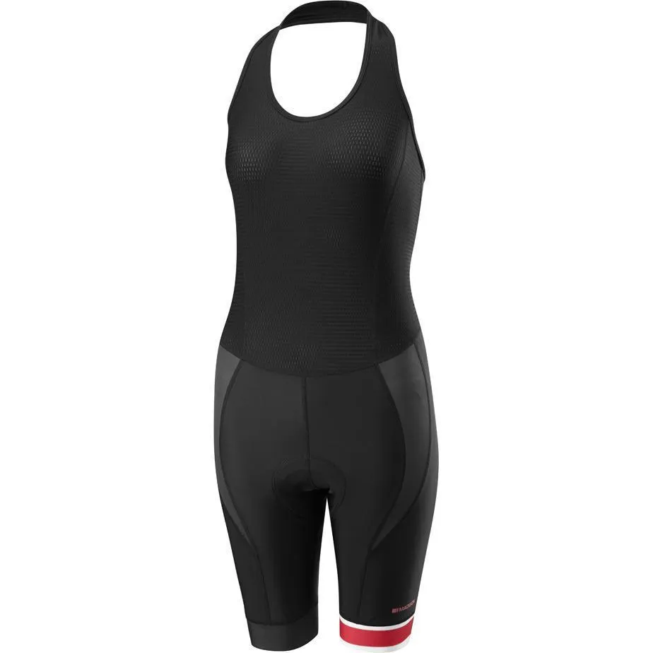 Madison Race Halter Neck Womens Bib-Shorts