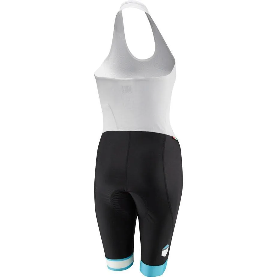 Madison Race Halter Neck Womens Bib-Shorts