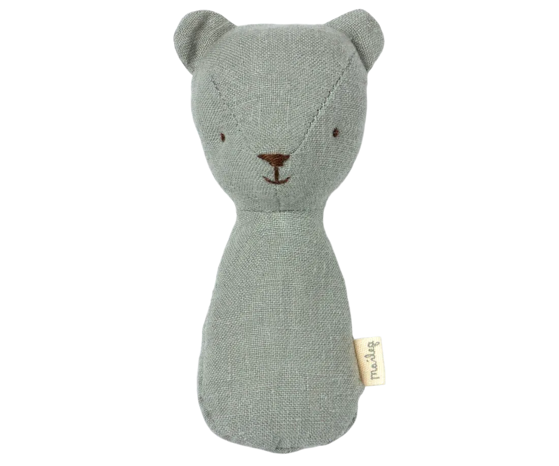MAILEG Teddy rattle - Chinos green
