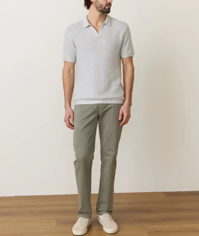 Marine Layer Saturday Twill Chino Slim Straight in Vetiver
