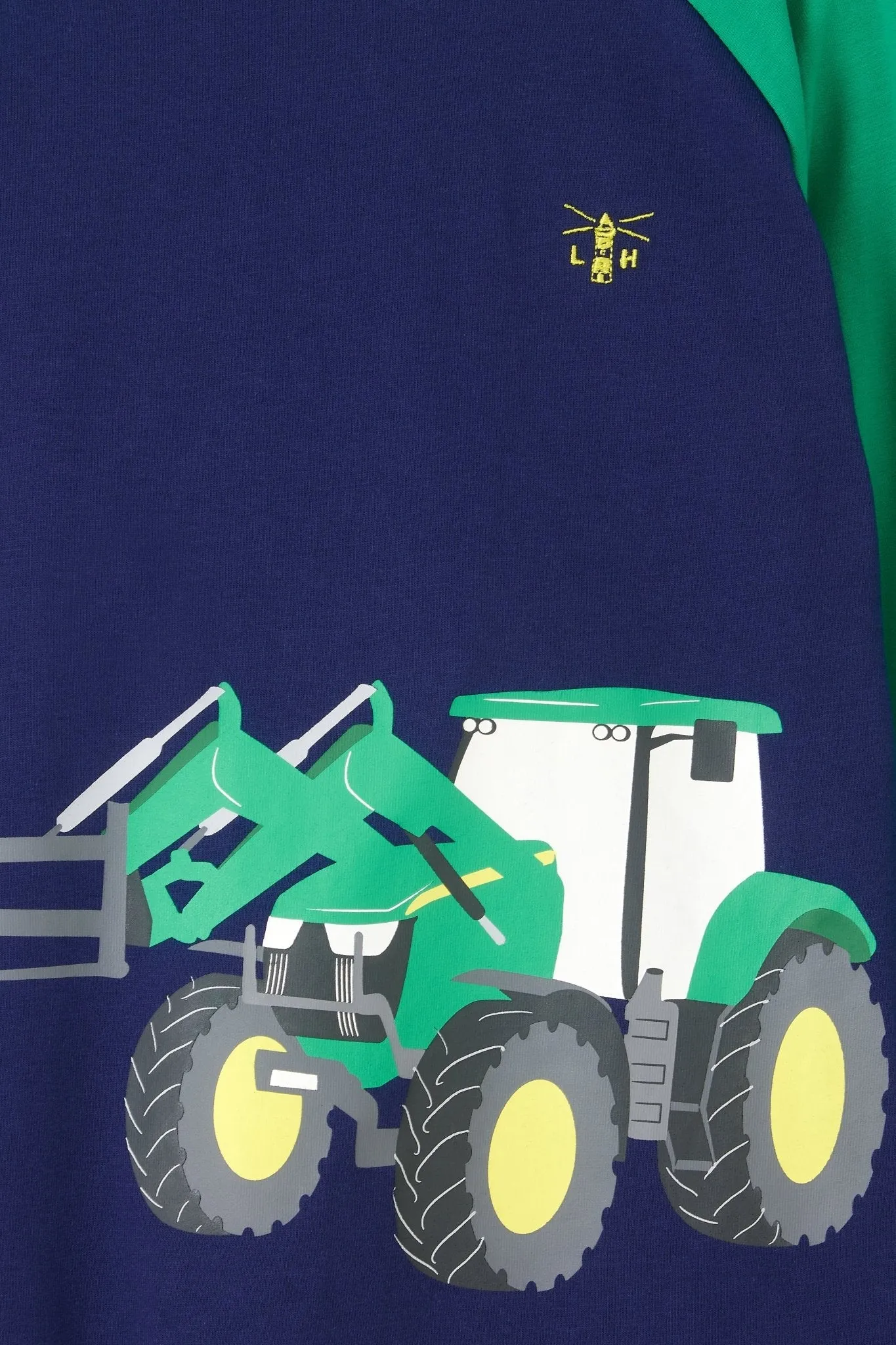 Mason Top - Green Front Loader