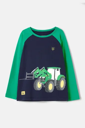 Mason Top - Green Front Loader