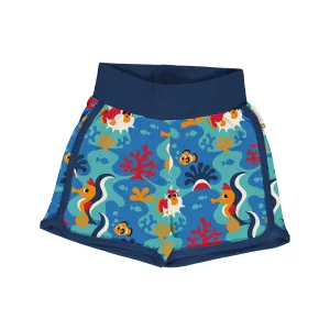 Maxomorra Runner Shorts - Coral Reef