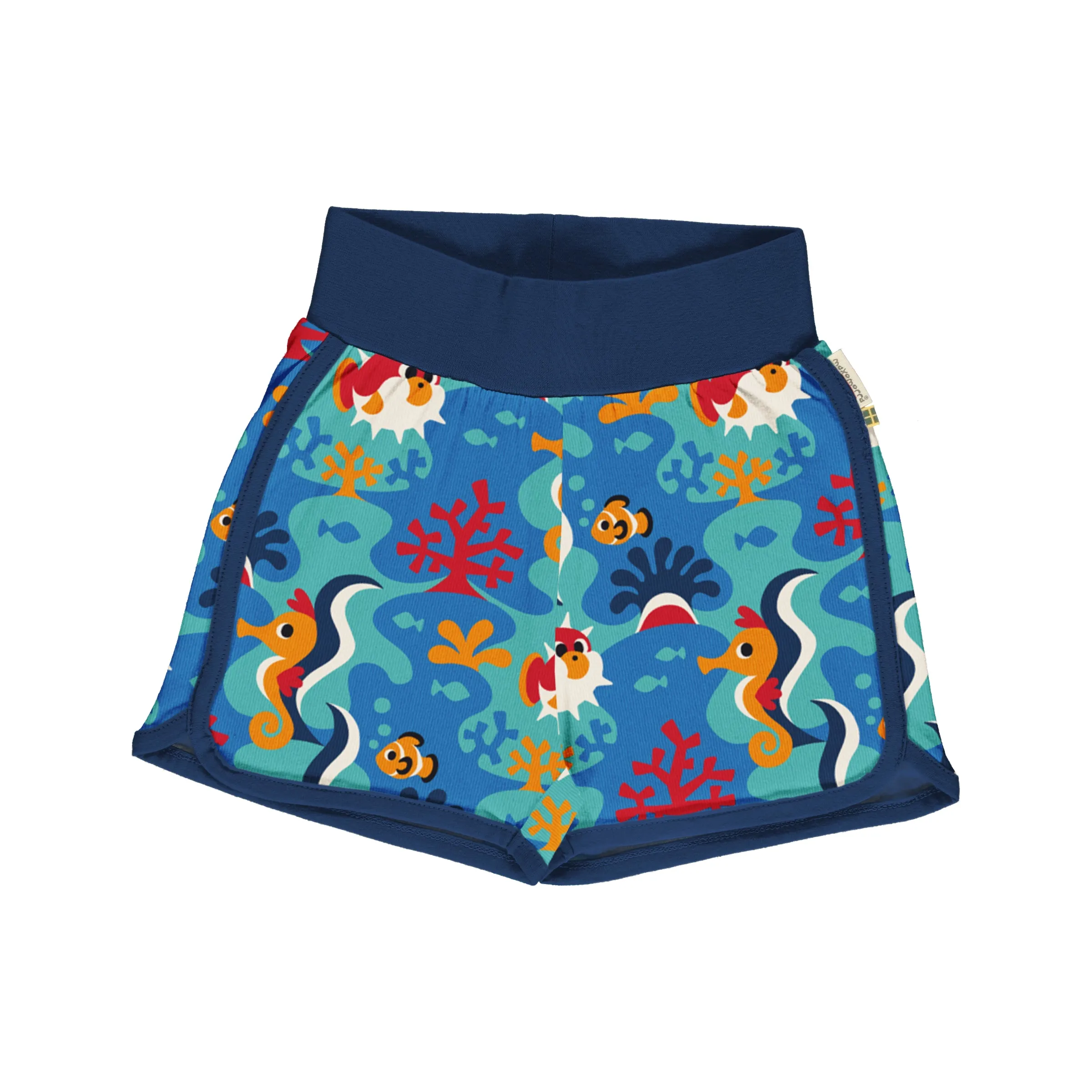 Maxomorra Runner Shorts - Coral Reef